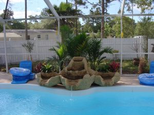 Four piece poolside, Homosassa, FL