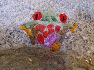 Frog mosaic